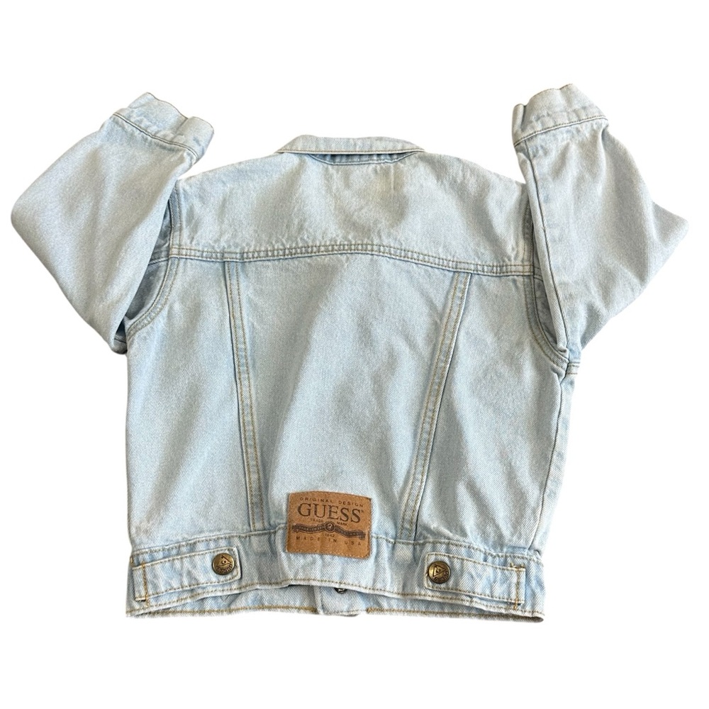 GUESS by Georges Marciano Kids Denim Jacket – Size 2Y–3Y (Made in USA) VINTAGE - Picture 6 of 8